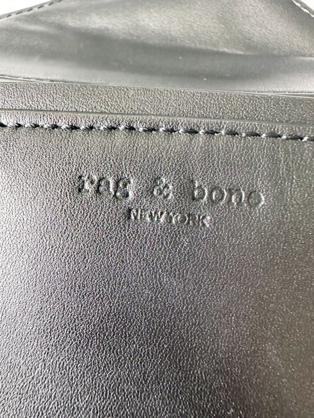 Rag & Bone Elliot Sling Bag in Black Smooth Leather - Picture 6 of 10